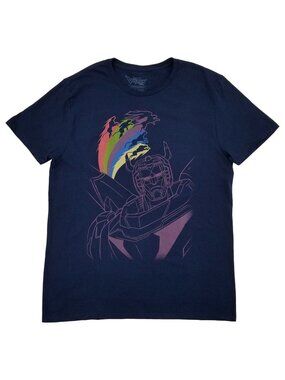 Loot Crate Mens Voltron Legendary Defender Rainbow Cats Blue Shirt New XS-XL